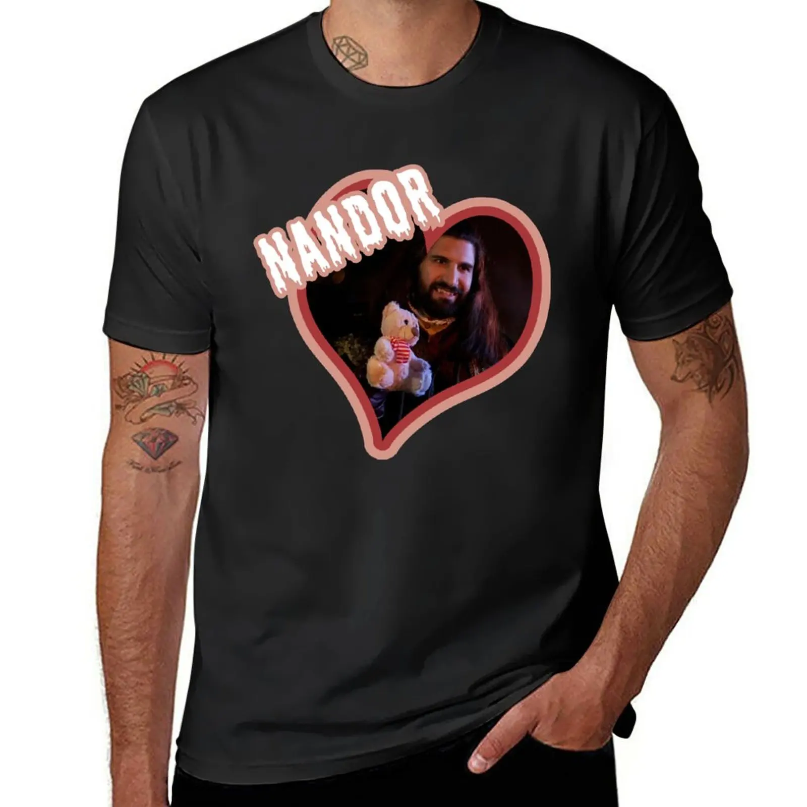 New I Heart Nandor, Relentlessly T-Shirt Blouse t-shirts man T-shirts for men cotton