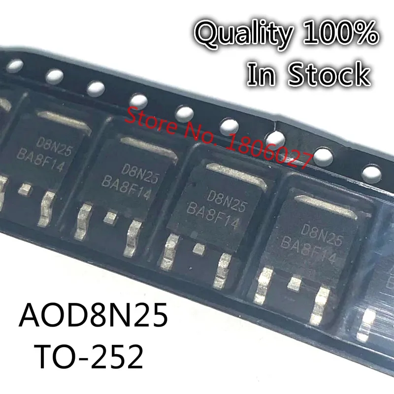 

Отправьте бесплатно 100 шт. AOD8N25 D8N25 TO-252/D4126 AOD4126/AOD404 D404/AOD7S65 D7S65/AOD4112 D4112