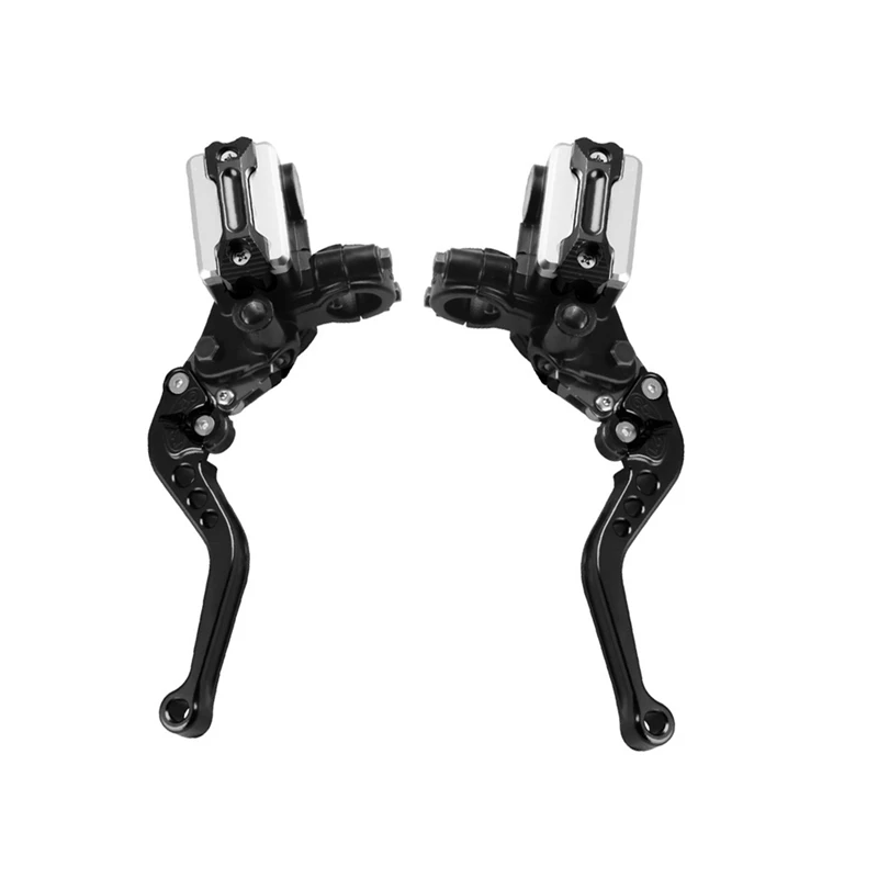 1Pair 22Mm Motorcycle Roller Adjustment Brake Clutch Levers Universal Motorcycle Handlebar Hydraulic Brake Pump