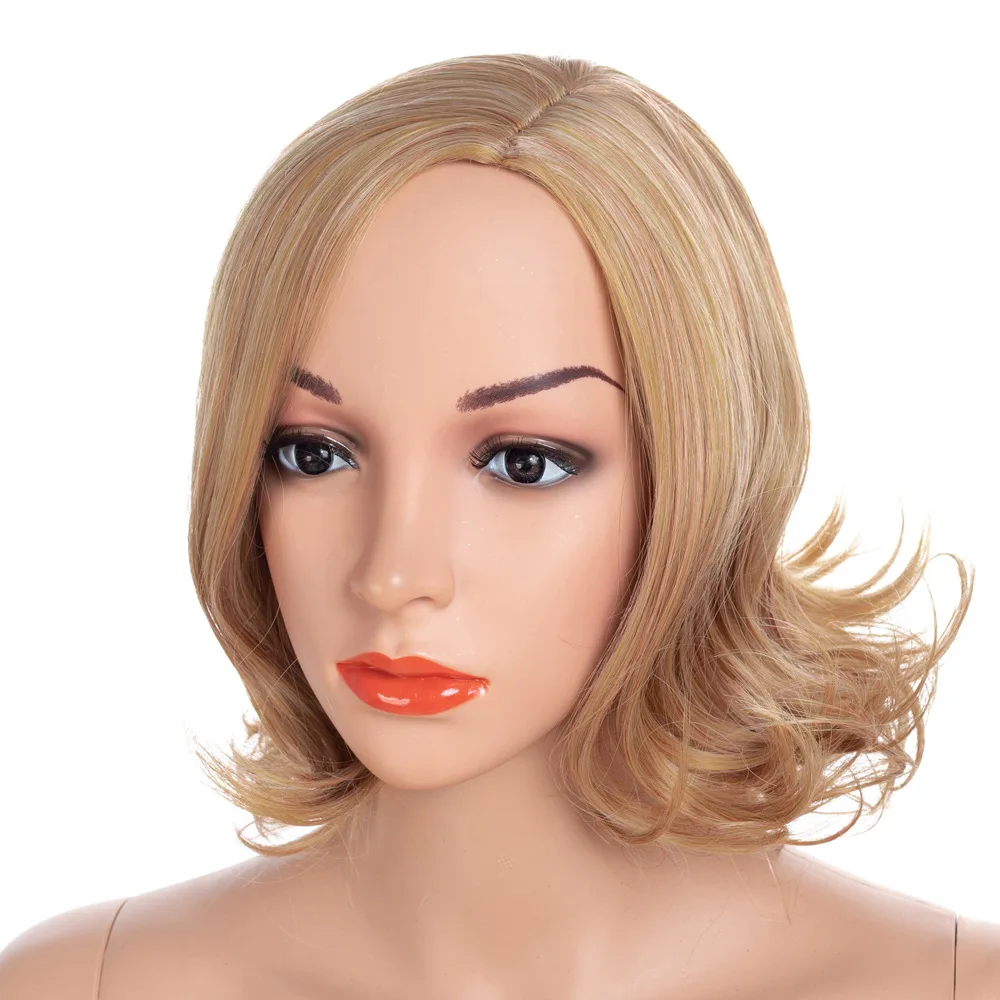 

Synthetic Wig Middle Part Loose Wave Shoulder Length Hairpiece Heat Resistant Fiber Natural Looking Daily Party Cosplay Women