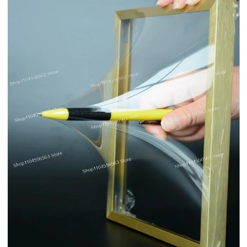 20-600um PDMS فيلم Polydimethylsiloxane Elastomer فيلم شفاف ومسامي وتنفس