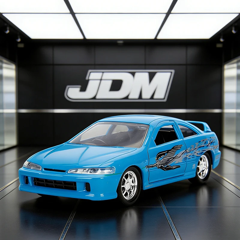 JADA 1:32 Mia's Acura Integra Type-R coche de aleación fundido a presión y vehículos de juguete modelo de coche modelo a escala en miniatura coche de juguete para niños