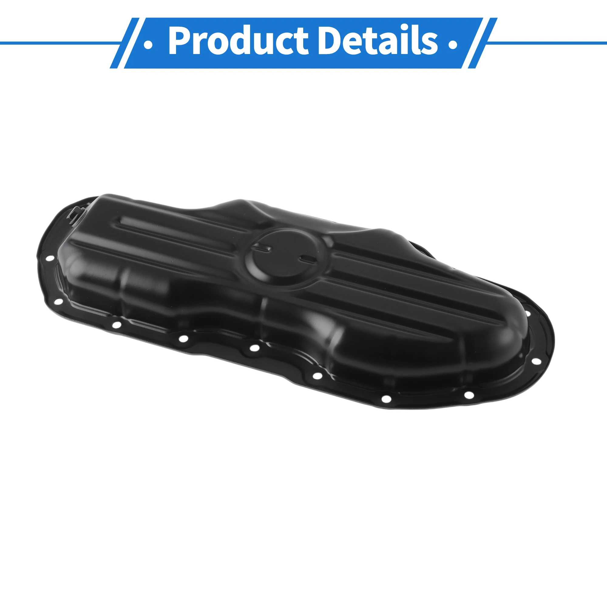 

UXCELL No.1210231030 Engine Oil Pan Oil Pan Sump Transmission Oil Pan for Lexus GS300 2006 Aluminum Alloy Black