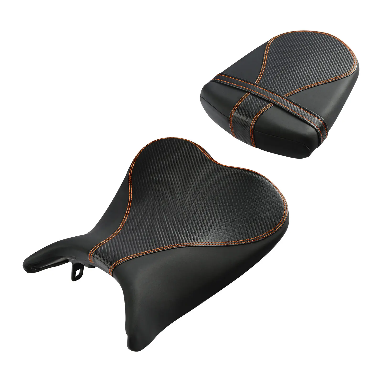 

Motorcycle Black Front & Rear Driver Rider & Passenger Seats For Suzuki GSXR600 GSXR750 2006-2007