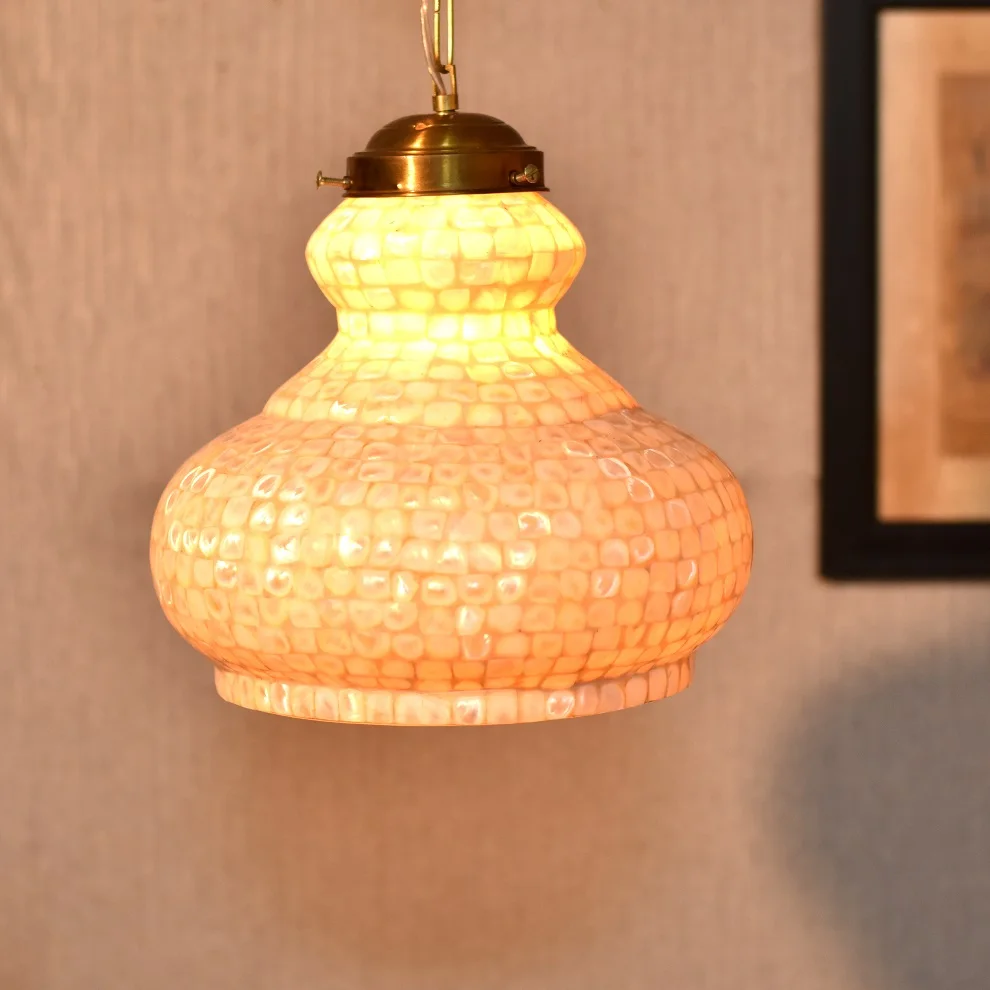 

Ceiling light multi-color glass ceiling light indoor corridor chandelier