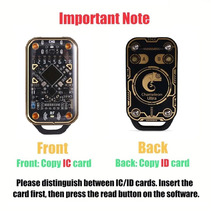 [NEW!A25P】 Chameleon V3.0 Read Write RFID Smart Chip Emulator Smart Card Reader ID IC Card Tag Copyer+ 3XUID Keychain/Copyin