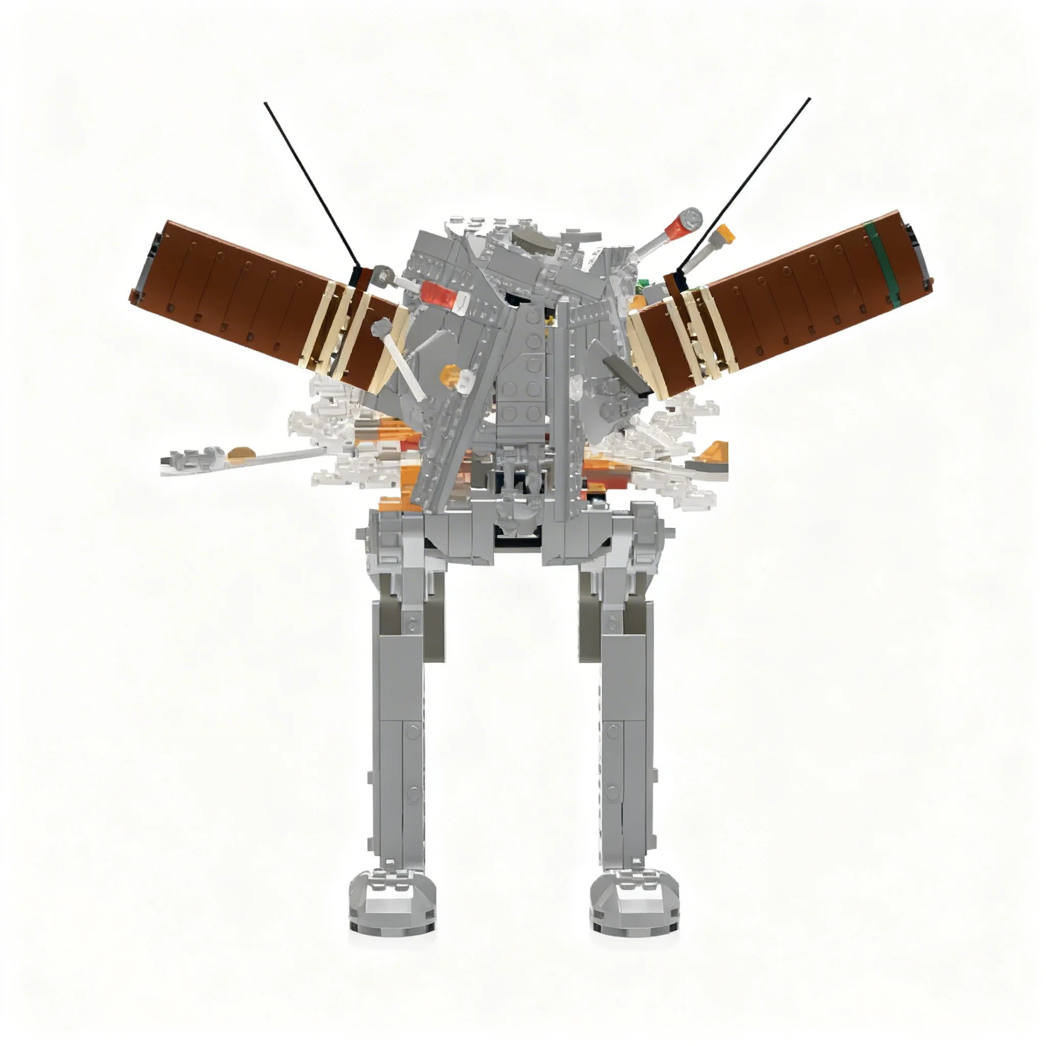 1538pcs MOC Endor AT-ST Takedown! Star Battle Model Building Blocks Toy Brick Education DIY Display Creative Craft Collection