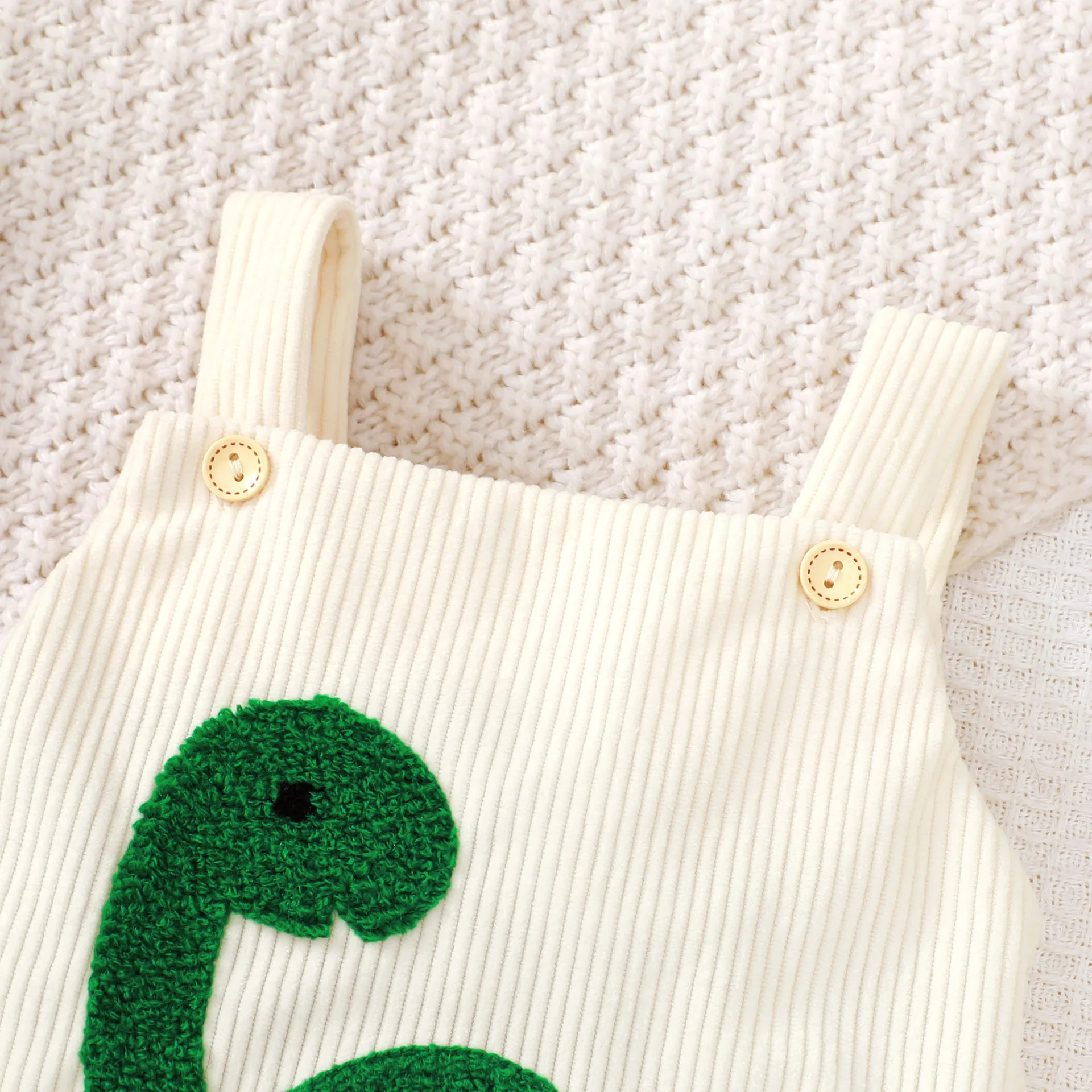 Baby Boys and Girls Cotton Turtle Towel Embroidery Sling Bodysuit Triangle Crawling Suit Best Gift for Little Baby