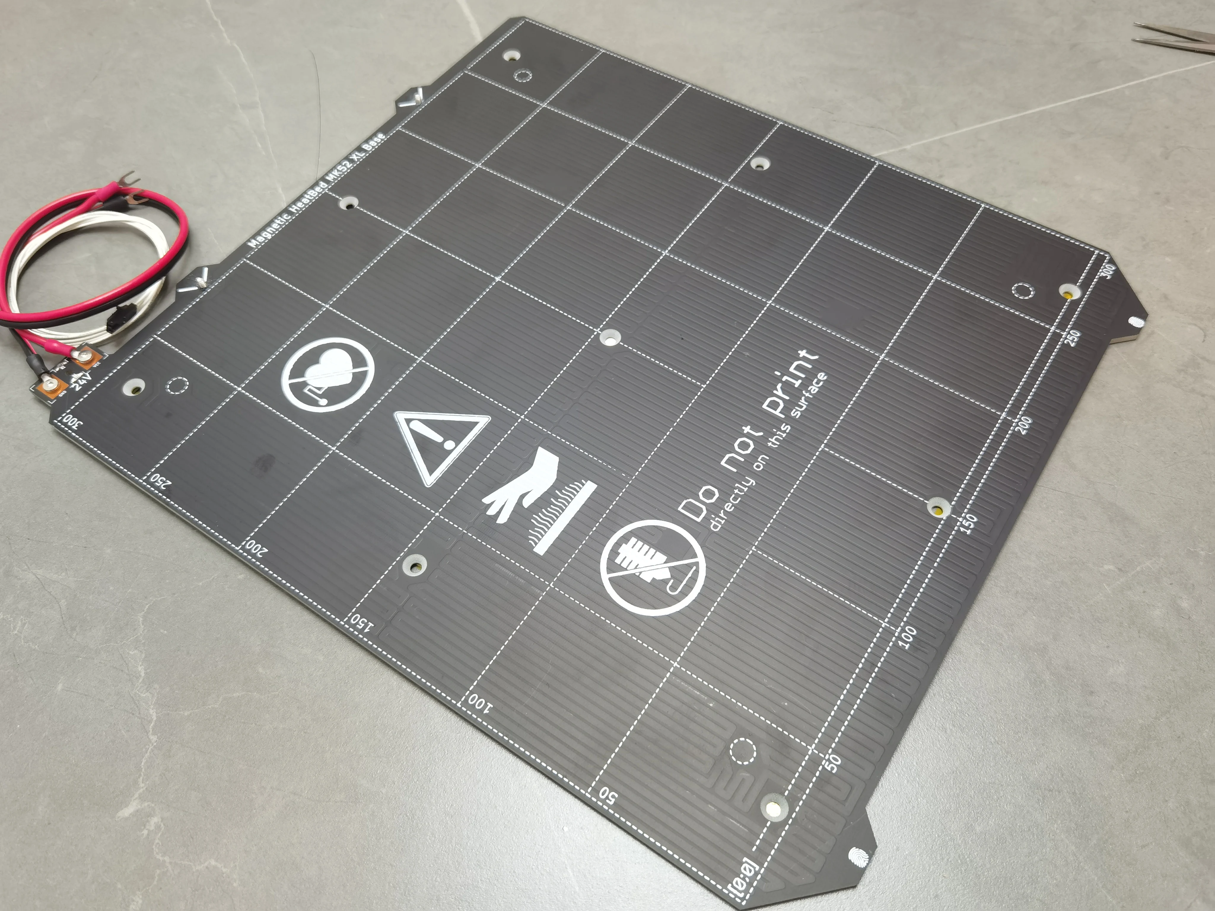 3d Printer Parts Clone Prusa i3 mk3s CM3D XL 3d printer heated bed 300*300mm with Magnetic Heatbed bed 24V /Option