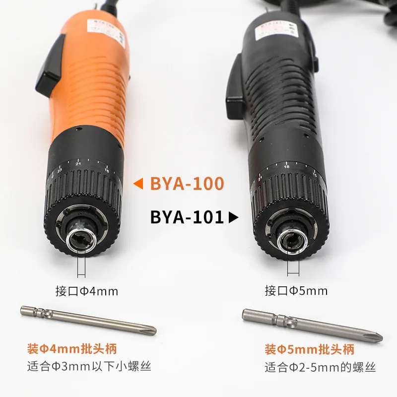 Corded Electric Screwdriver for Furniture Assembly with Adjustable Torque, Forward and Reverse Rotation, 110-240V Plug-In