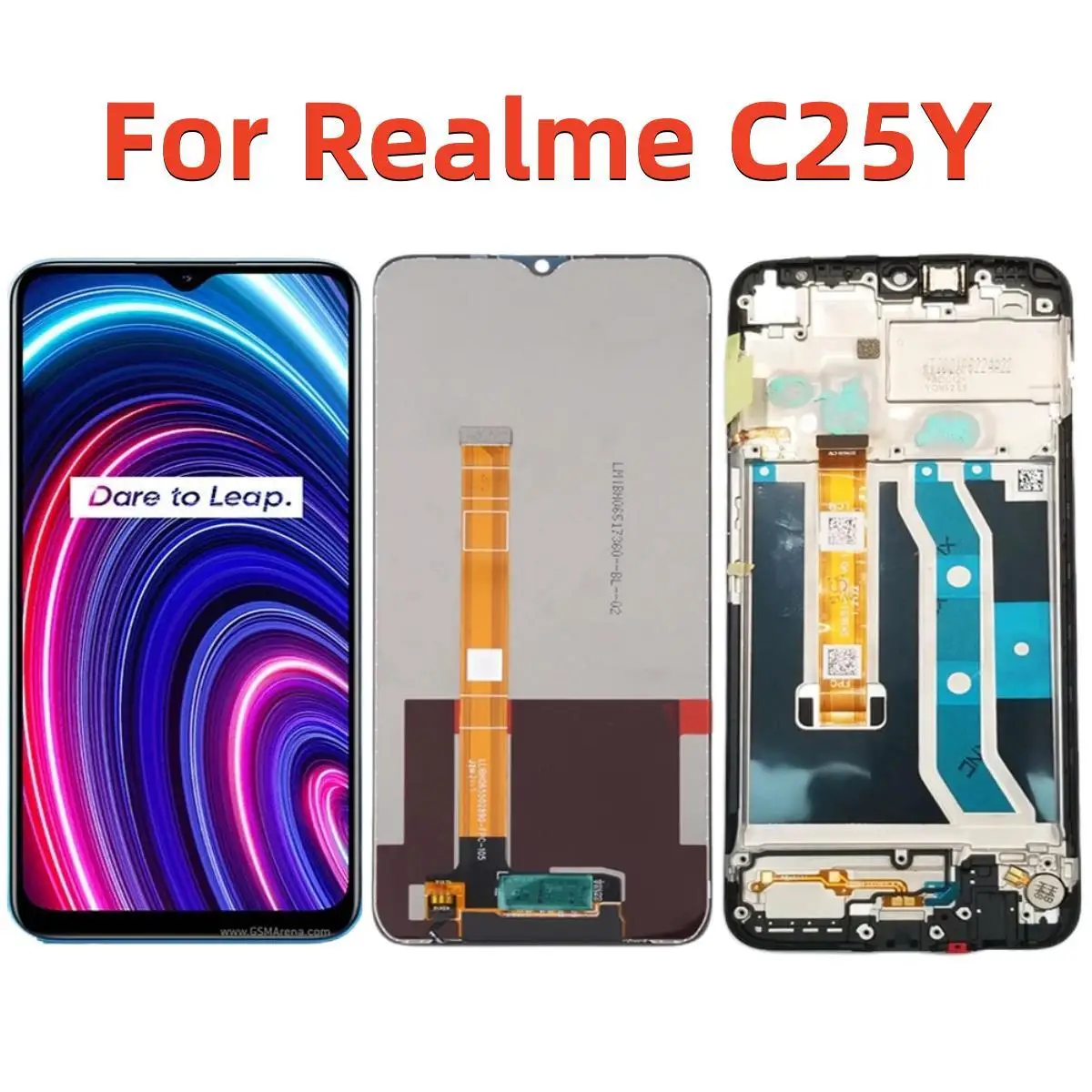 

Original For Realme C25Y RMX3265 RMX3268 RMX3269 LCD Display Touch Screen Digitizer Assembly Replacement Parts