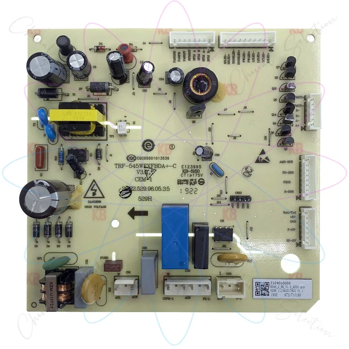 

2104010059 TCL Refrigerator / Fridge Main PCB Power Control Board TRF-545WEXFBDA