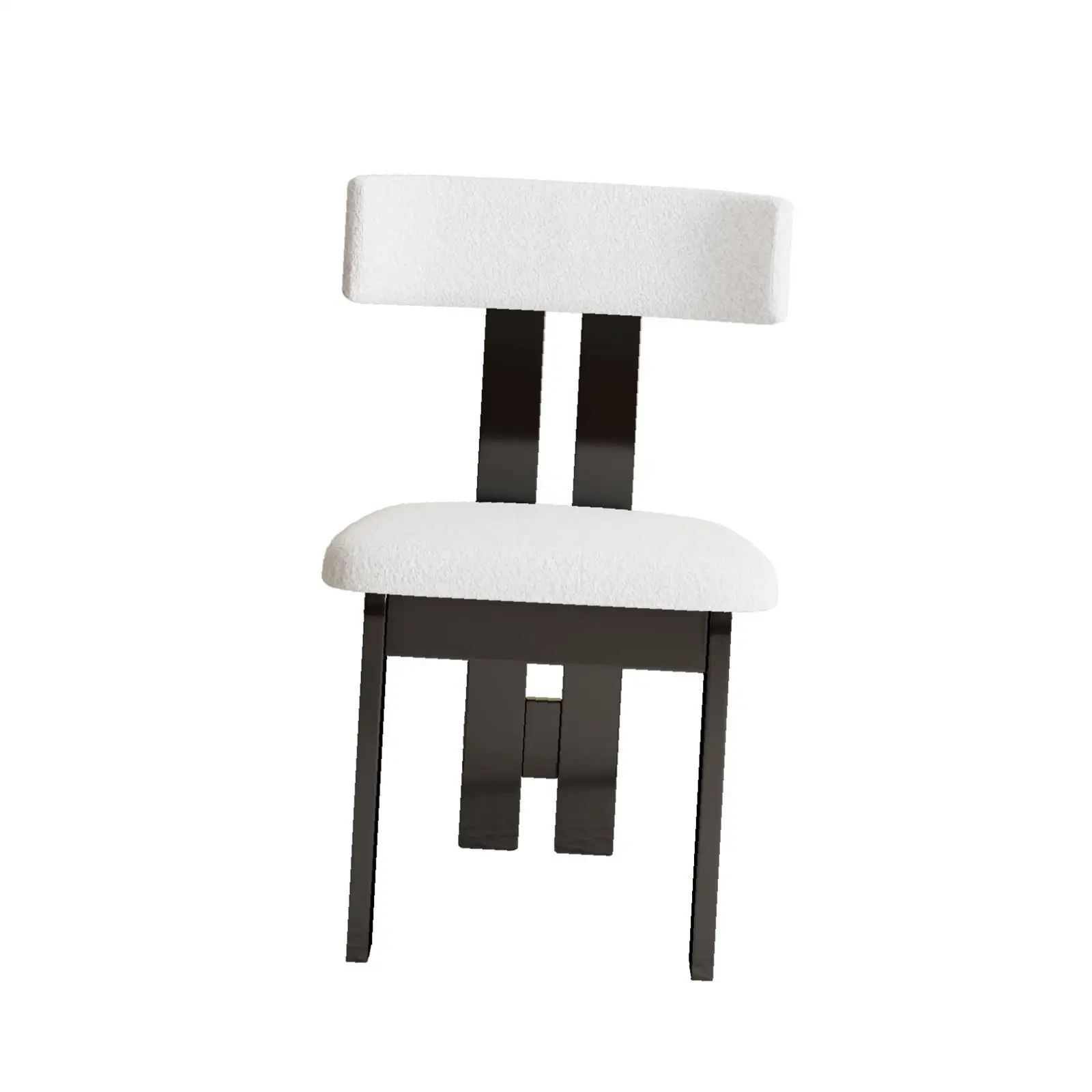 

Velvet Upholstered Dining Room Chairs Set Wood Frame Modern Home Furniture for Kitchen or Wedding