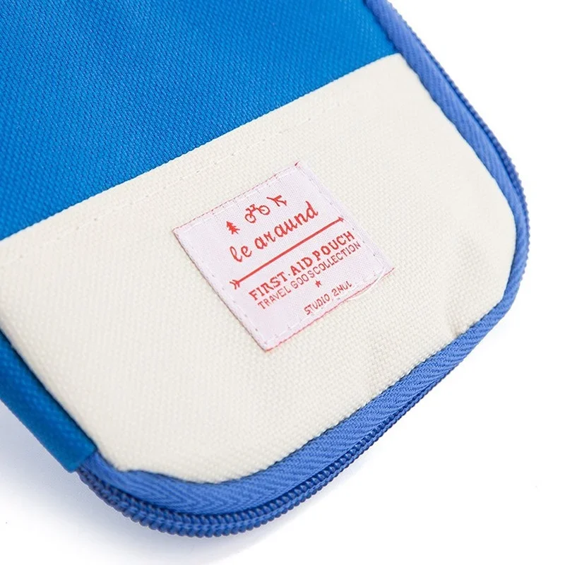 Kit de primeros auxilios para exteriores, bolsa de viaje, Kit de emergencia para deportes al aire libre, organizador de almacenamiento con divisor de píldoras pequeñas