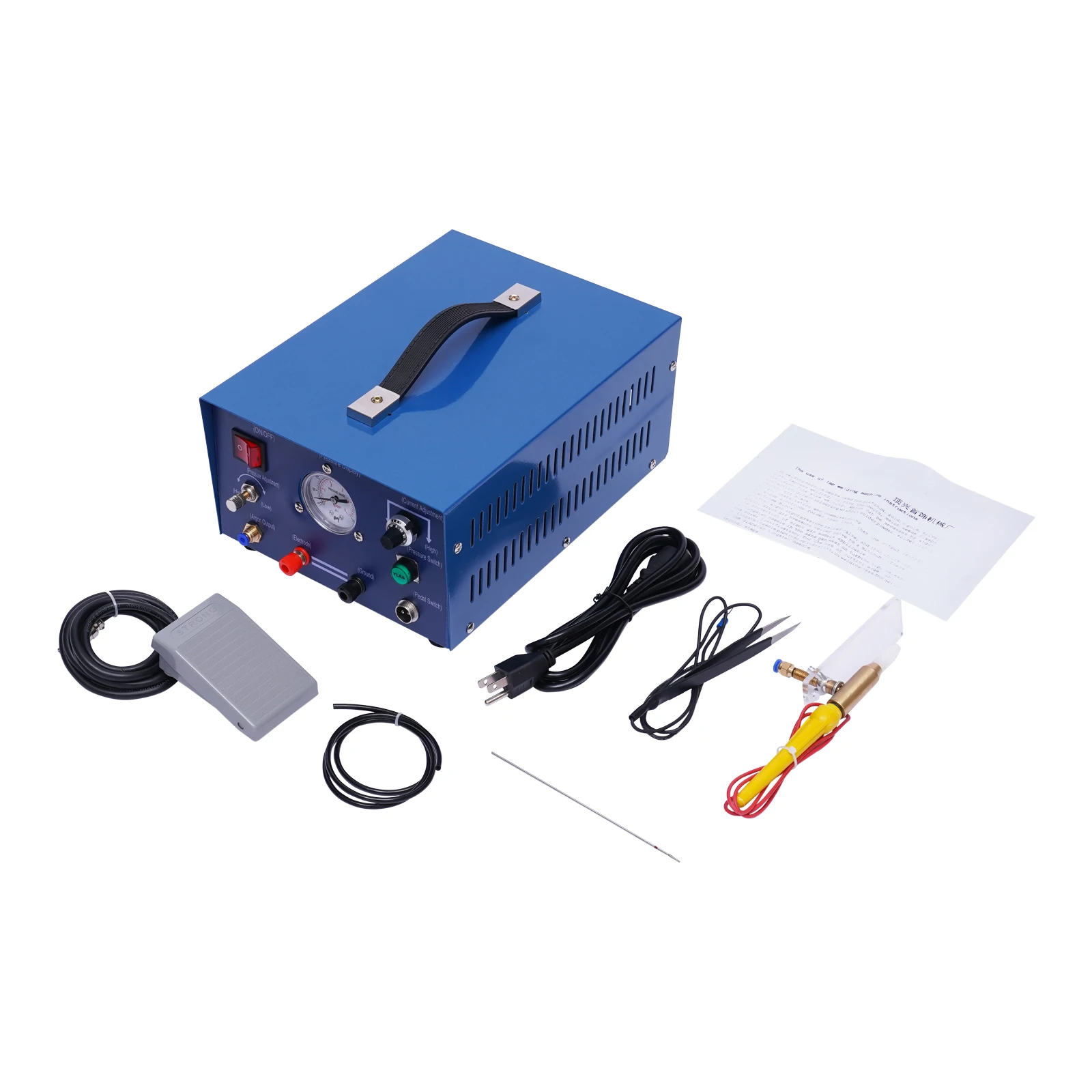 AC110V 800W Jewelry Welding Machine Argon Pulse Spot Welder Gold Silver Platinum Easy installation Convenient Use