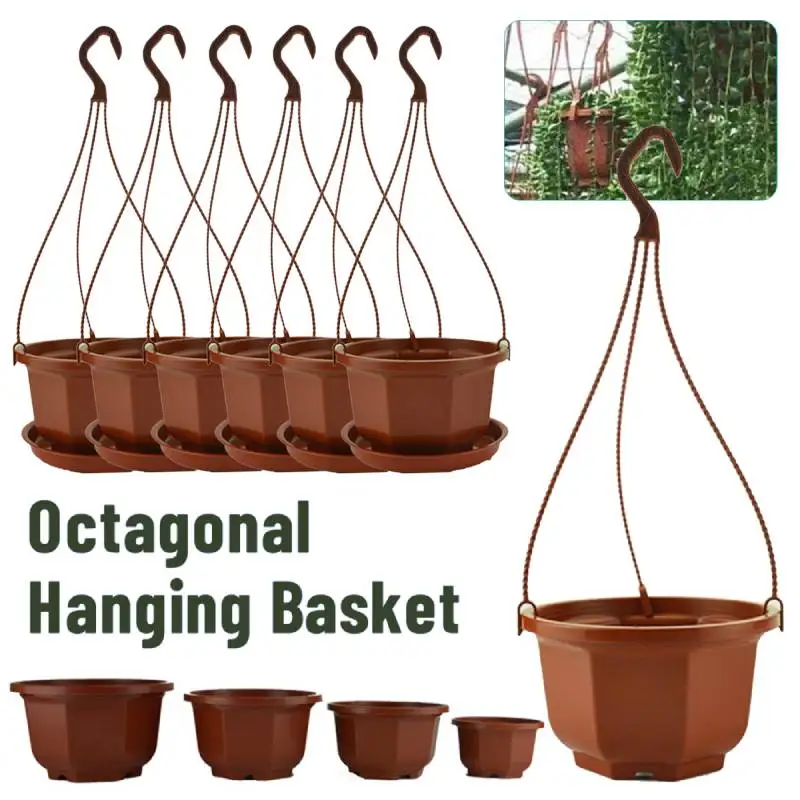 6.5/8.5/10/11cm Orchid Hanging Pot For Balcony Garden Planting Supplies Hanging Flowerpot Plastic Flower Pot Succulent Planter