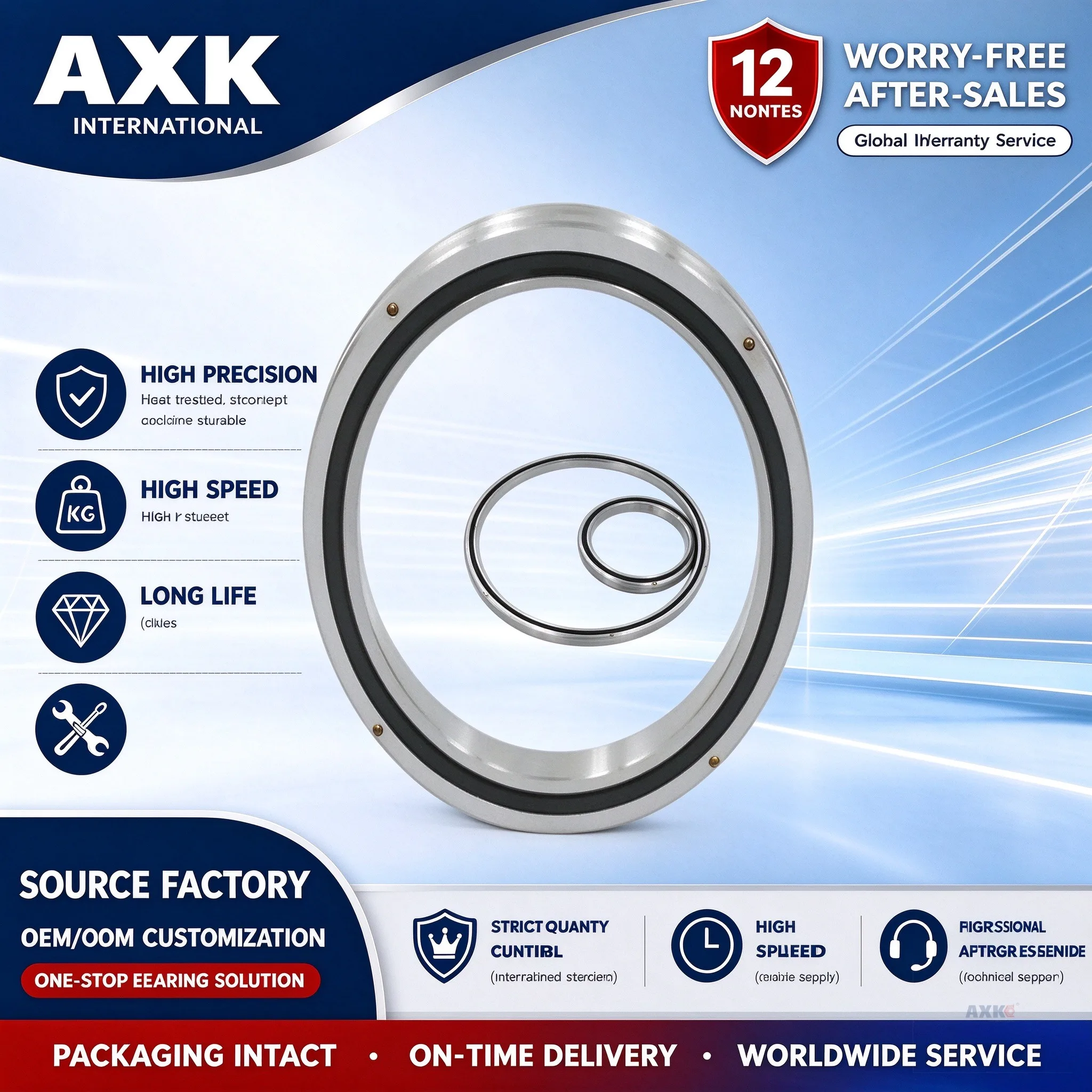 THK Japan Crossed Roller Bearing RB24025 25025 25030 25040 30025 30035 30040 UUCC0P5 High Rigidity Robot Joint Bearing