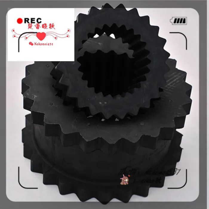 GA132/160 Air Compressor Coupling Rubber 1614873800 Black Gear Shaped Coupling Rubber Pad