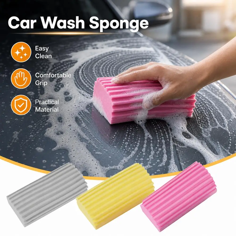 PVA Magic Cleaning Sponge for Kitchen,Oil Free Non Stick Scrubber, Multi Purpose Strong Water Absorption for Glass Car Wash