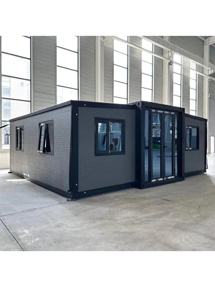 CHINA Standard 2/3 Bedrooms 20ft 40ft Foldable Folding Prefab Home Expandable Container House for Sale