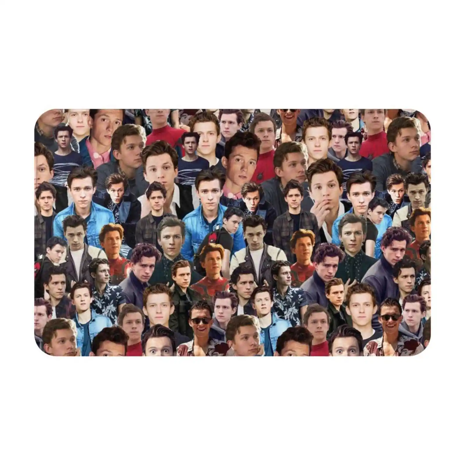 Tom Holland Collage Soft Cushion Car Home Carpet Door Mat Tom Holland Homecoming Uncharted Zendaya Far From Home No Way Home