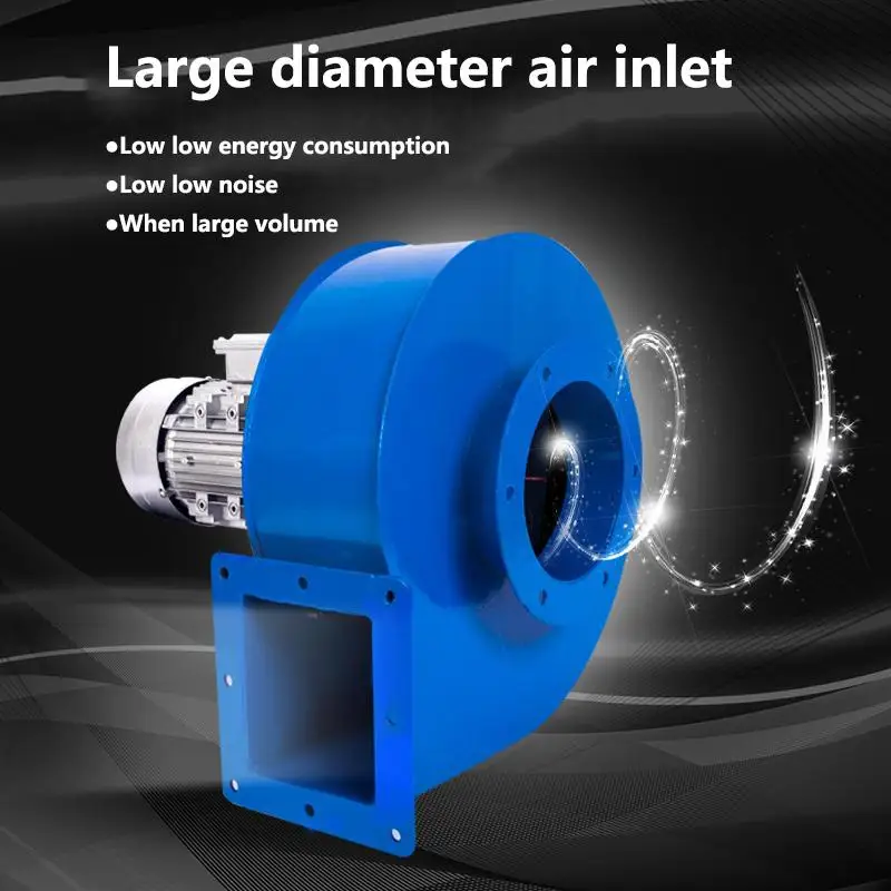 60-250W Small Induced Draft Fan High Temperature Resistance High Power Centrifugal Fan Industrial Smoke Exhaust Suction 220V