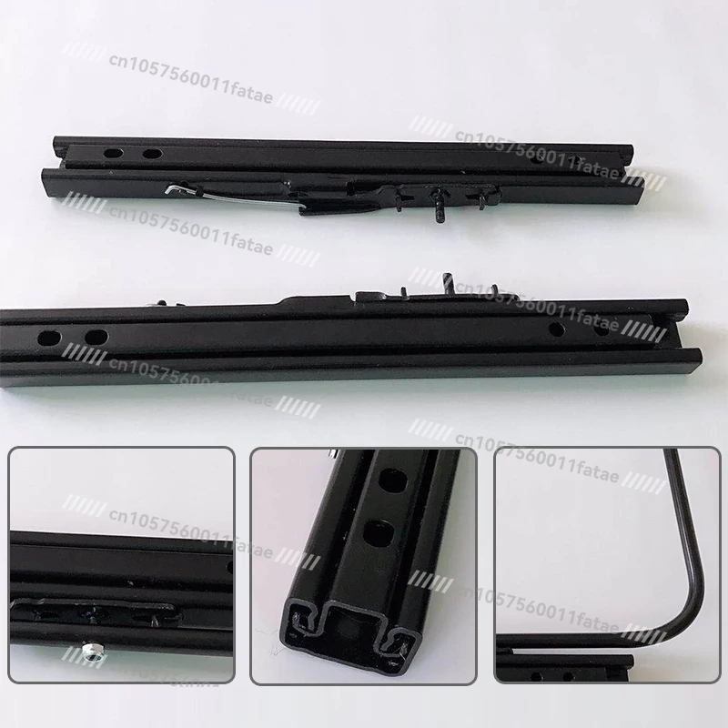 Car Seat Double Lock Extended Slide Rail Modified and Added Commercial Vehicle Van Seat Extended Slide Slide