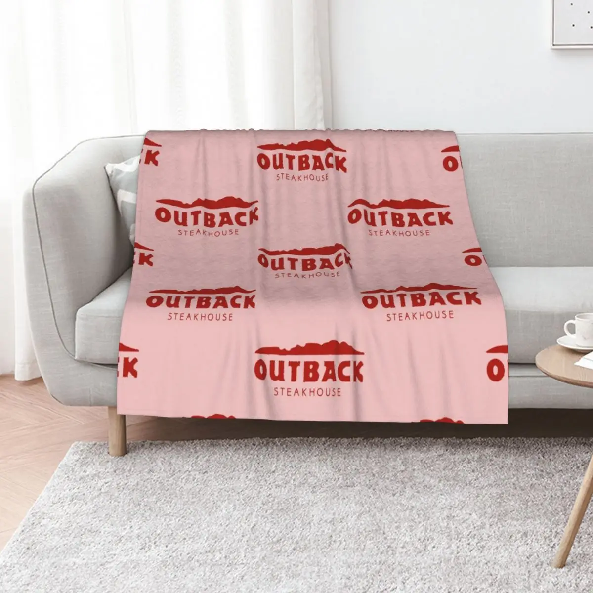 

Outback Steakhouse Resto Throw Blanket Soft Warm Cute Picnic Blankets