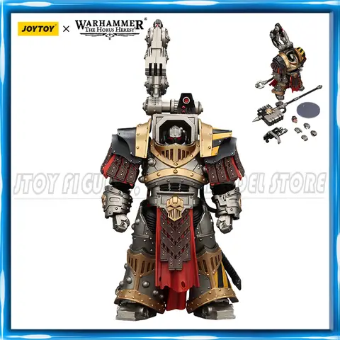 [IN STOCK]JOYTOY Warhammer 40K 1/18 Action Figure Iron Warriors Warsmithwith  Graviton Crusher Hammer figures Toys