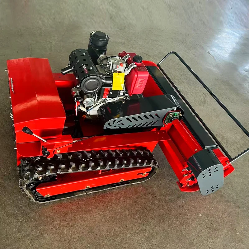 Customized New Industrial Remote Controlled Lawnmower for Garden Specialized English Version Lawn Care Equipment