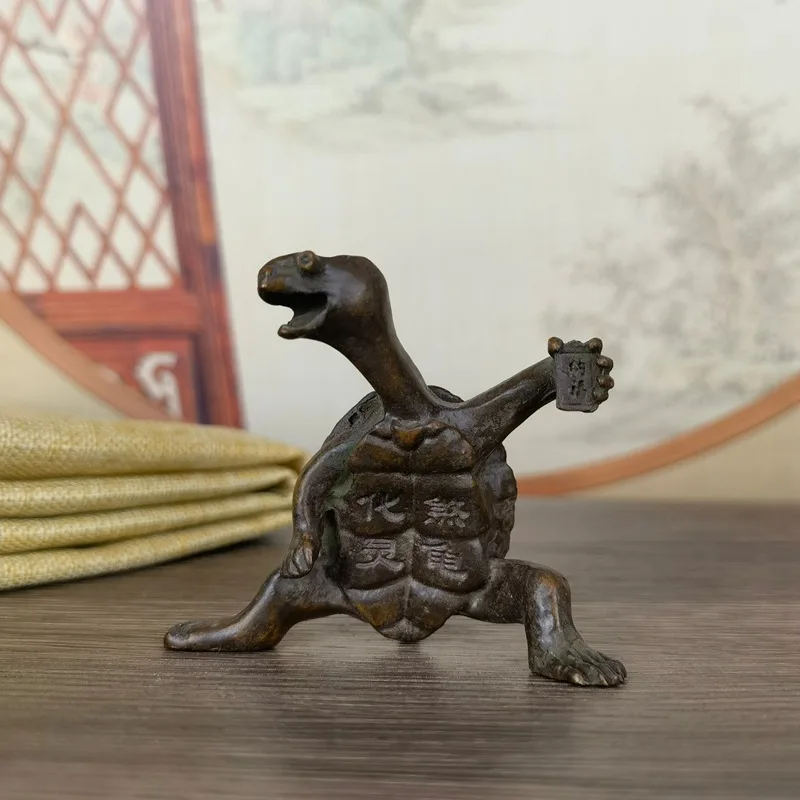 Turtle Collection Small Water Turtle Hollow Open Cover Turtle Aroma Burner Home Living Room Tea Table Decorations Dragon Turtle