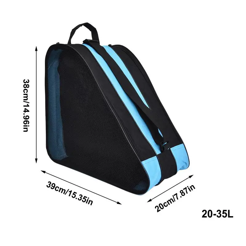 Ice Skating Bag Skating Shoes Storage Bag With Strap And Handle Figure Skating Shoes Carry Bags Roller Skate Accessories Figure