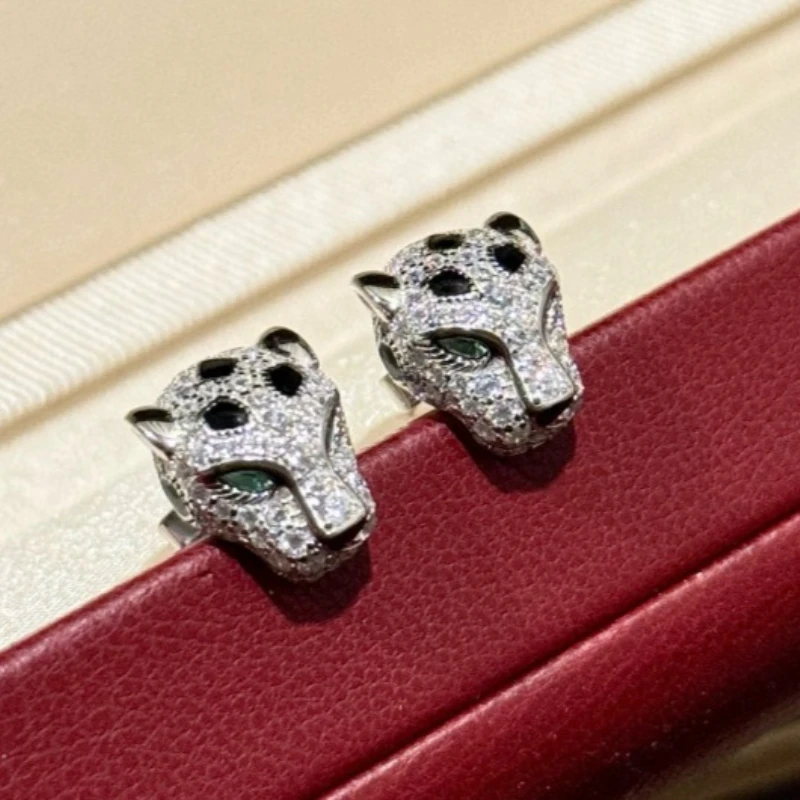 

Fine S925 Silver Zircon Animal High Quality Earrings Women Europe America Exquisite Gift Jewelry