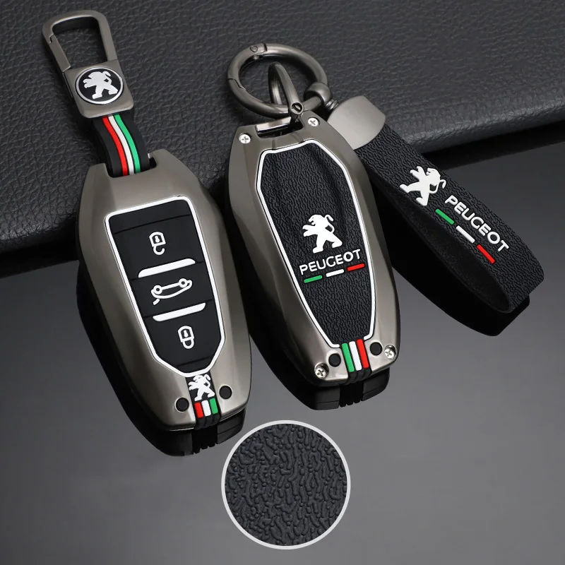 Car Key Case Cover Shell Protector For Peugeot 107 206 208 306 307 308 408 508 2008 3008 4008 5008 RCZ Auto Interior Accessories