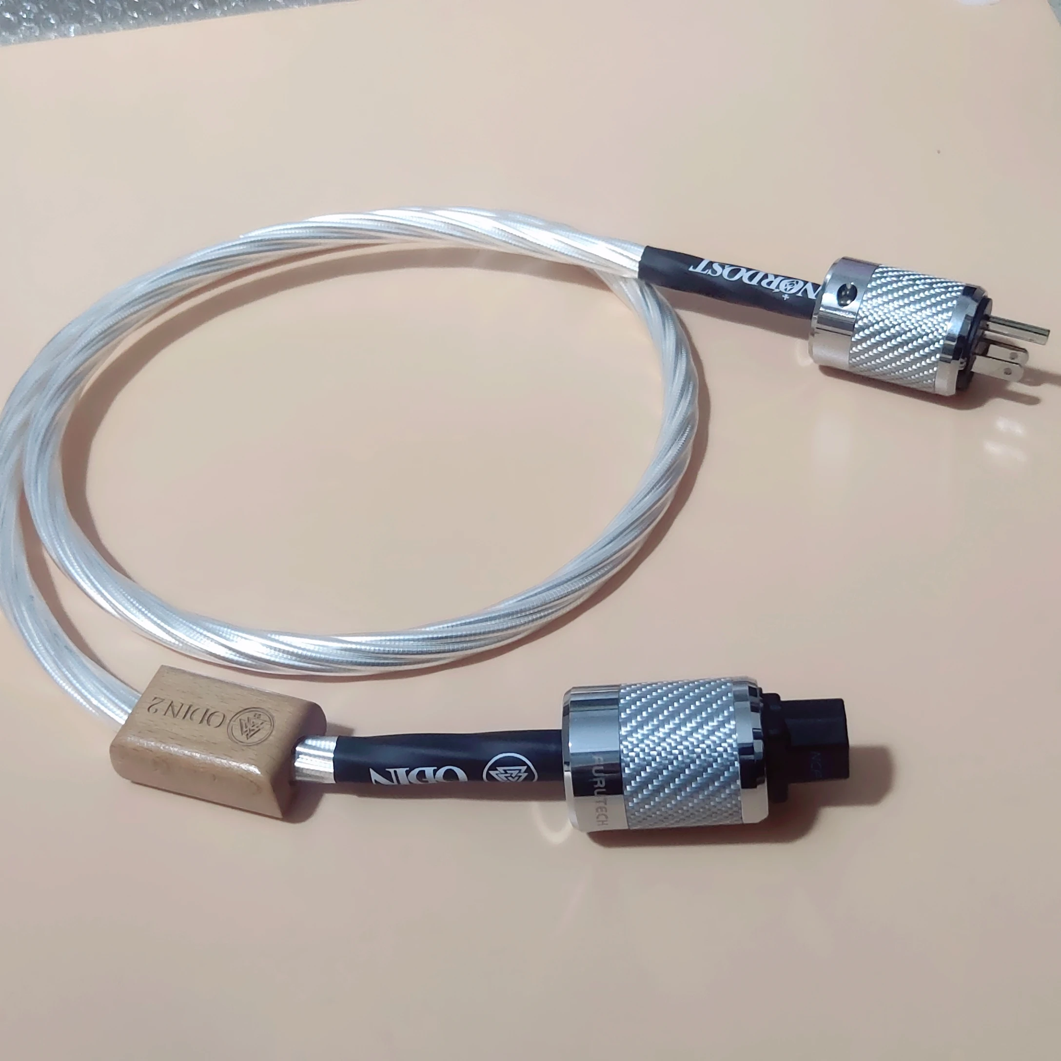 Nordost odin Flagship 7N Silver Plated HI-FI Power Cord FURUTECH NCF US Power Plug Audio Power Upgrade Cable