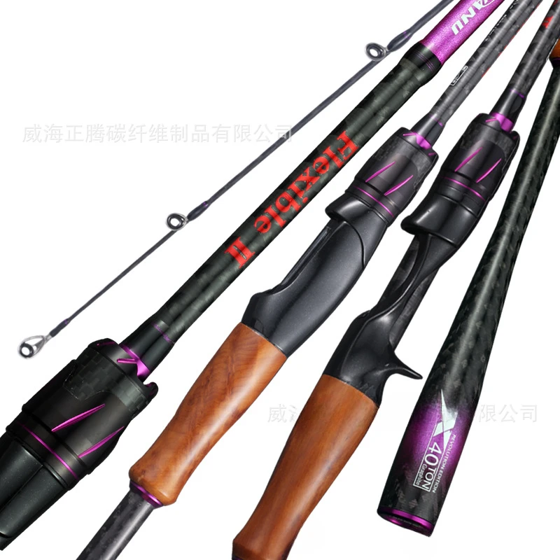 

Zhengteng-Universal Carbon Fishing Rod, Fuji Accessories, Lure Rod, Long Range Perch, Flip Mouth, ML, MH Power, New Product