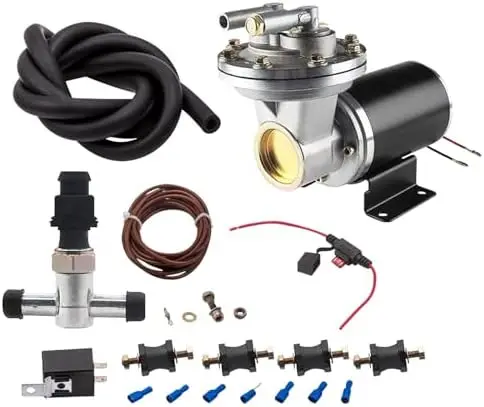 

maXpeedingrods 12V Electric Vacuum Pump Kit 18"-22" for Brake Booster - w/Install Kit