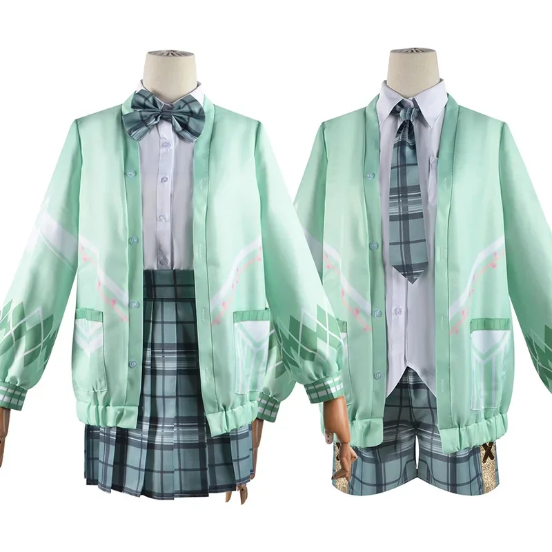 

Game Genshin Impact Sucrose Cosplay Costume Sucrose Jk Outfit Shirt Skirt Coat Full Set Costumes Daily Wearing
