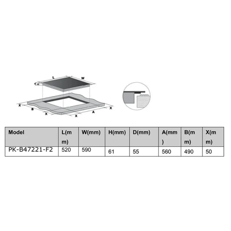 77Cm Electric Stove… - image