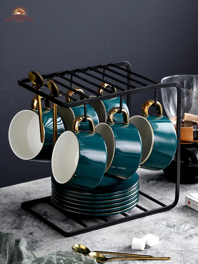 

Leggerolusso coffee cup European small luxury Internet celebrity exquisite cup and saucer set light luxury home high-end