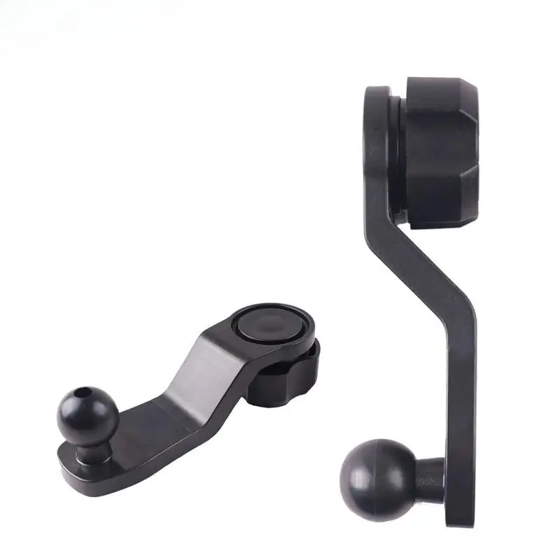 1Pcs 17mm Ball Head Extension Rod Adapter Durable ABS 360° Rotating Extender Arm for Car Phone Stand Mount Fitting
