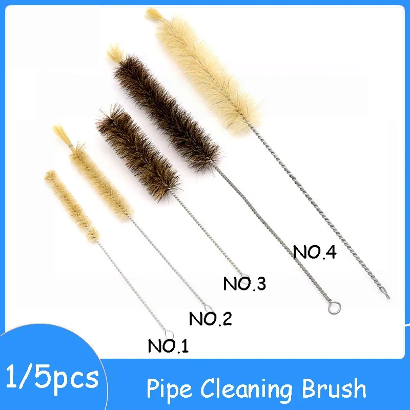 

1#~4# Test Tube Brush Pipe Cleaning Brush Flexible Small Multi-purposedurable Tube Brush for Cleaning Polished Tube Bottles