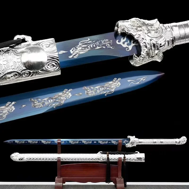 

Real Steel Blade Chinese Kung Fu Sword Home Decor Collectibles Hand-forged Chinese Sword