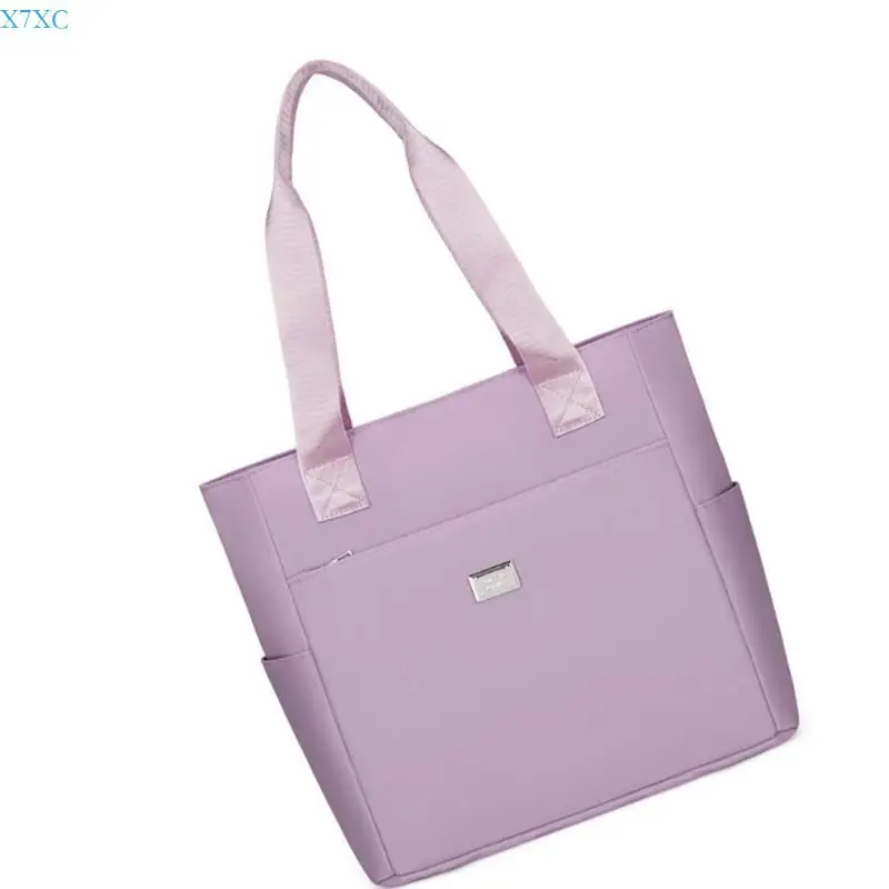 X7XC Lightweight Travel Friendly Shoulder Bag Multi Compartment Spacious oxfords Carryall