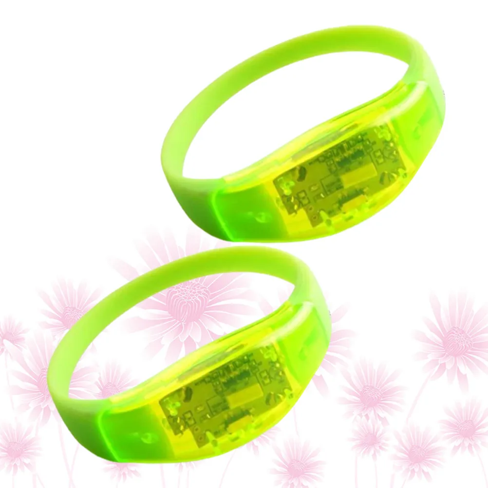 

2pcs Led Luminous Wristbands For Festival Luminous Wristbands For Festival Concert Glowing Bracelet Funny Wristband