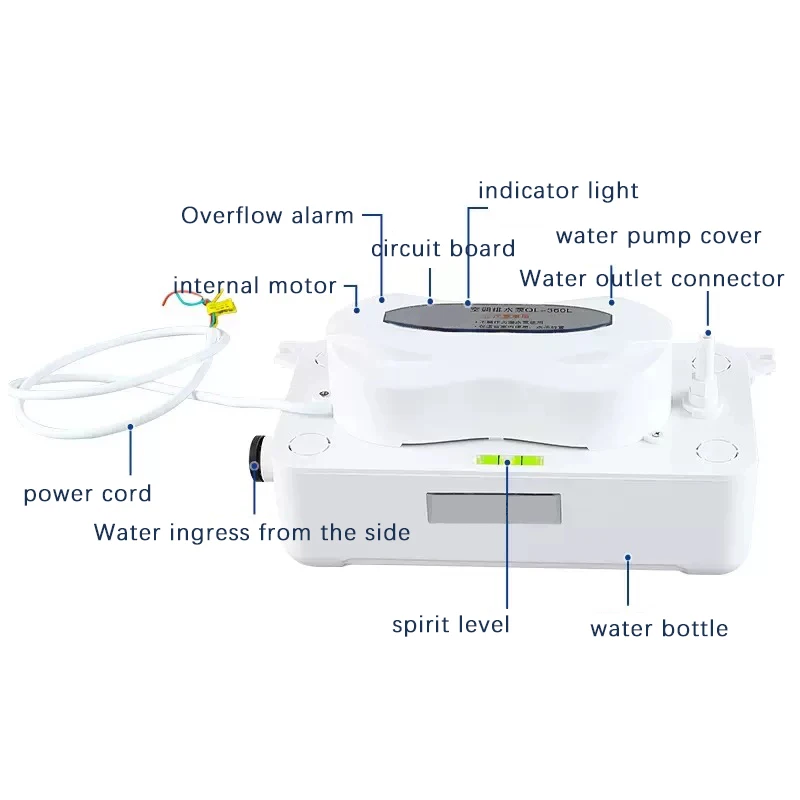 

Central Air Conditioning External Water Pump QS360L Air Conditioning Drainage Pump Condensate Water Lift Pump Water Pump