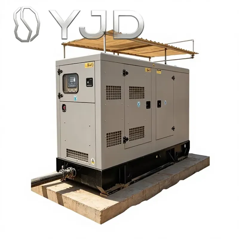 YJD Portable Diesel Silent Open Frame Generator Auto Start ATS 60Hz AC Three Phase 400/235V Parallel Operation Rated Power
