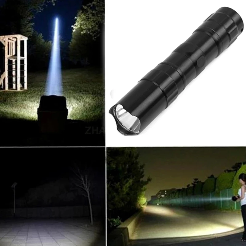 Portable Waterproof Mini LED Flashlights Aluminium Small Electric Torch High Power Light For Night Fishing