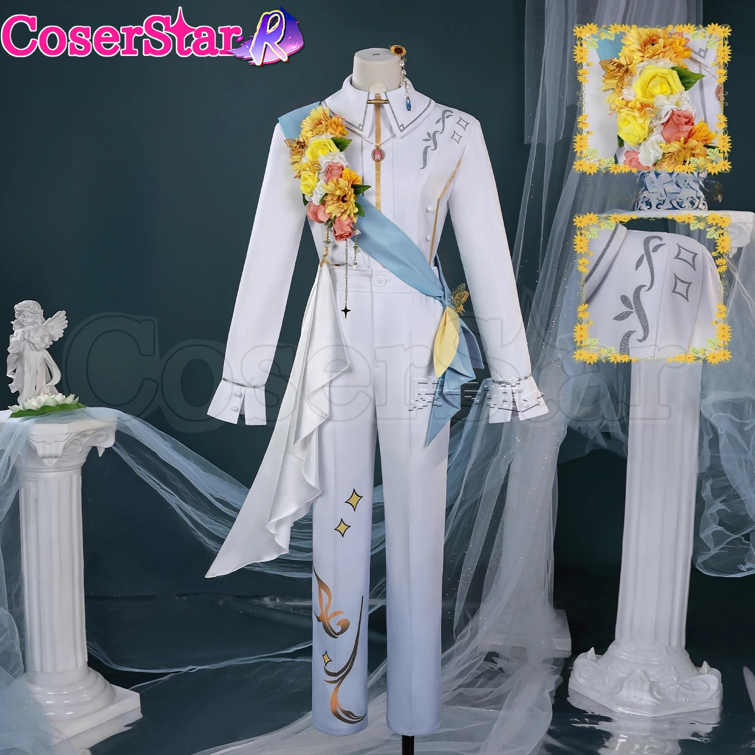 

CoserStar-R Tenma Tsukasa Cosplay Costume tks tms Halloween Party Role Play for Project Sekai Colorful Stage Comic Con