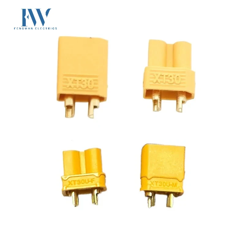 AMASS 5 /10 Pair XT30 XT30U Male Female Bullet Connector Plug the Upgrade  For RC FPV Lipo Battery RC Quadcopter ESC